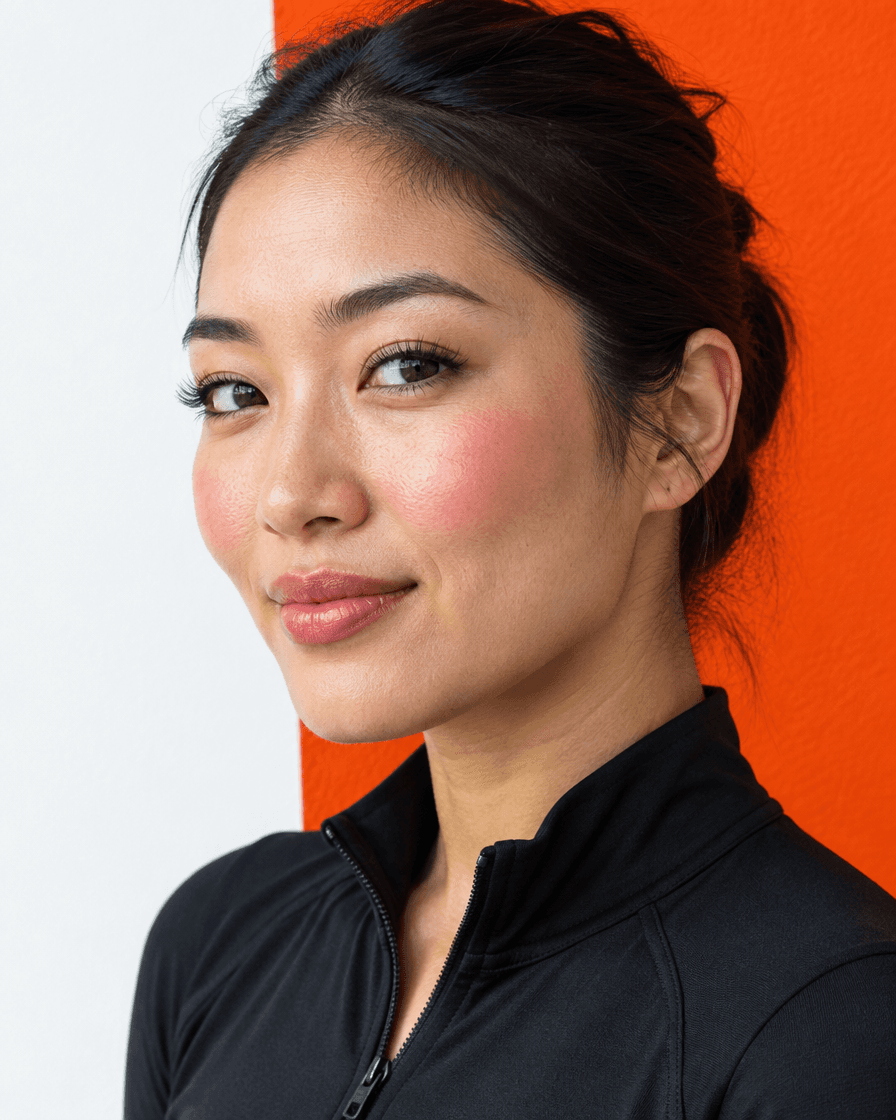 Editorial close-up beauty portrait
