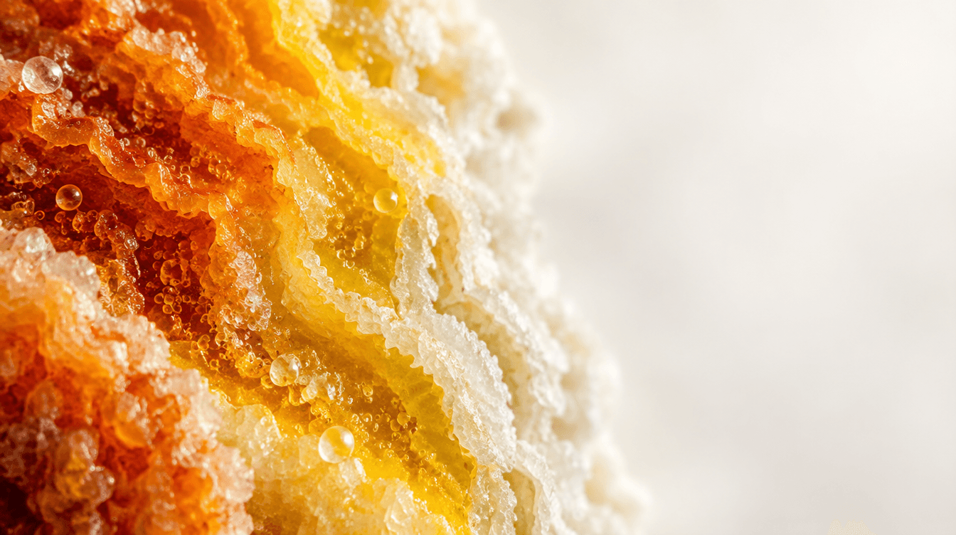 Macro photograph of the hero ferment ingredient